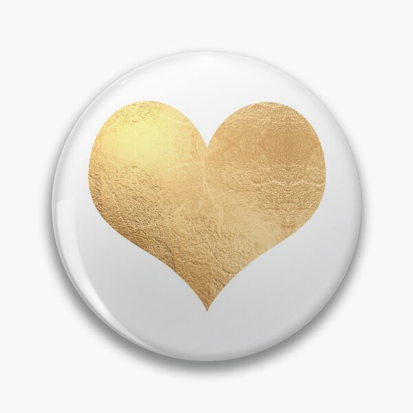 Item preview, Golden Heart, Faux Gold Foil designed and sold by PixDezines.