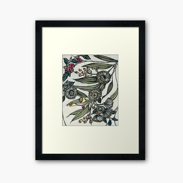 Item preview, Retro Australian Native Floral 2 designed and sold by Helen Ashley.