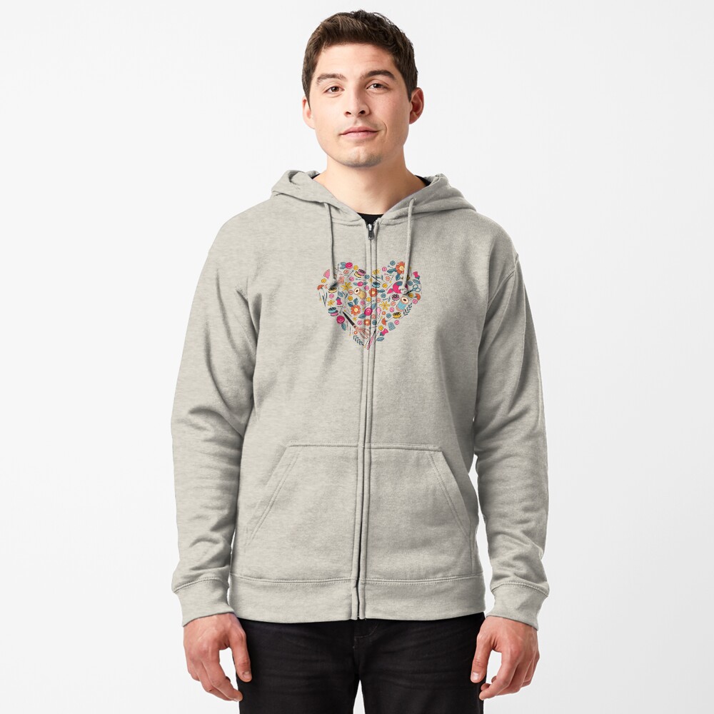 Item preview, Zipped Hoodie designed and sold by Pinking-Sher.