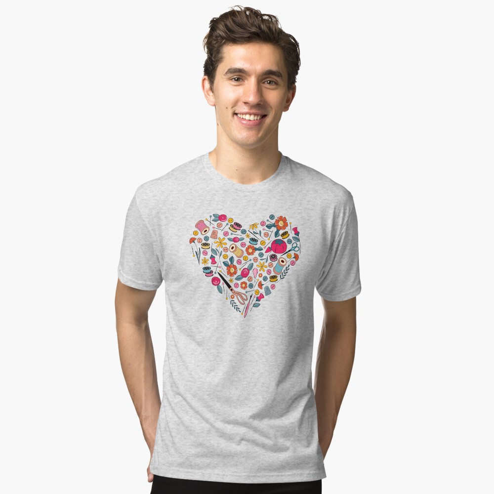 Item preview, Tri-blend T-Shirt designed and sold by Pinking-Sher.