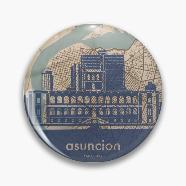 Item preview, Map + Silhouette | Asuncion designed and sold by CPTVDesign.
