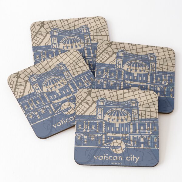 Item preview, Map + Silhouette | Vatican City designed and sold by CPTVDesign.