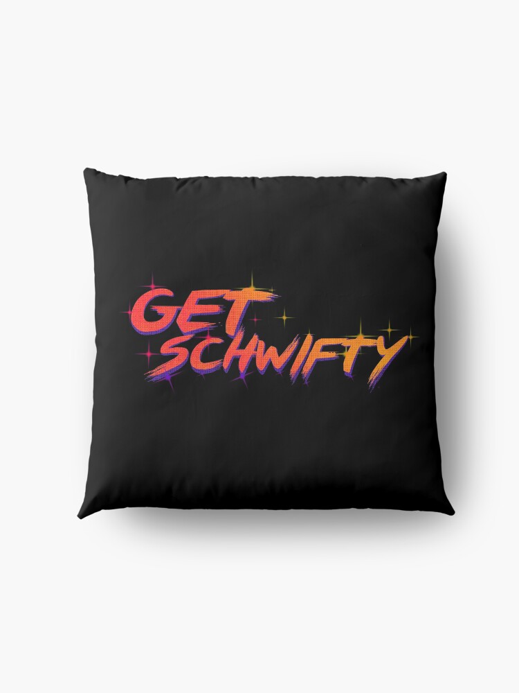Alternate view of get schwifty rick and morty Floor Pillow