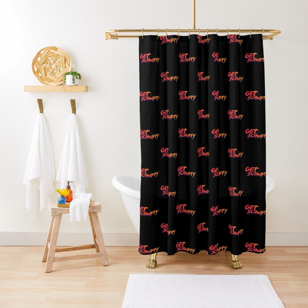 get schwifty rick and morty Shower Curtain