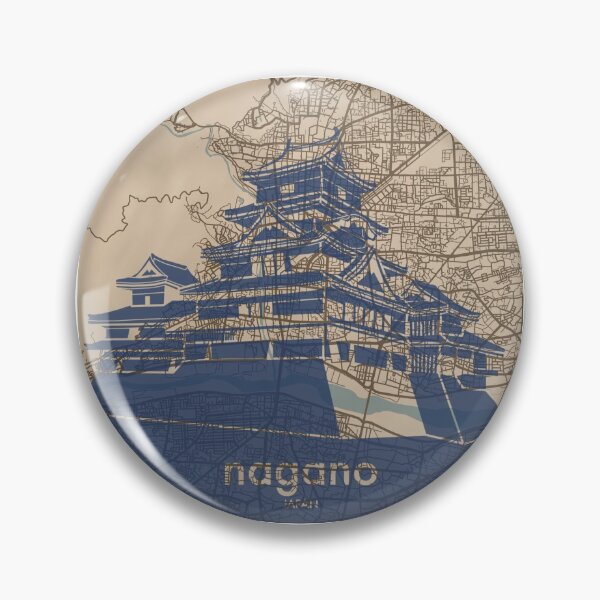 Item preview, Map + Silhouette | Nagano designed and sold by CPTVDesign.