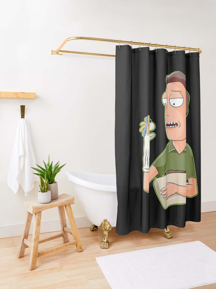 Alternate view of jerry smith Shower Curtain
