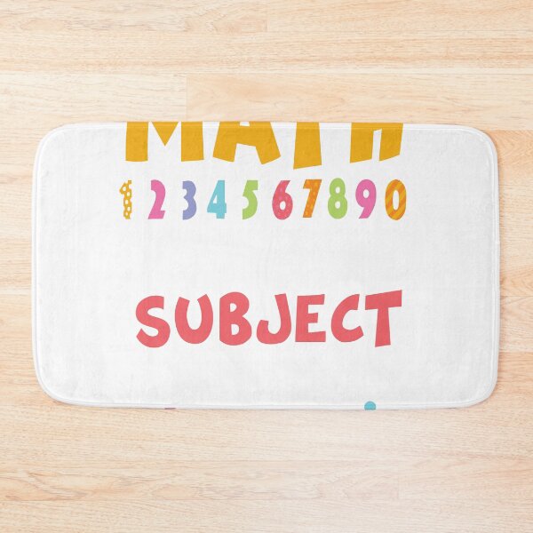 Item preview, Funny Math Pun product Math The Only Subject Counts designed and sold by Lisbob.