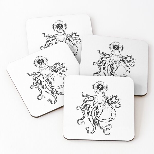 Item preview, Diver octopus designed and sold by 55eleven.