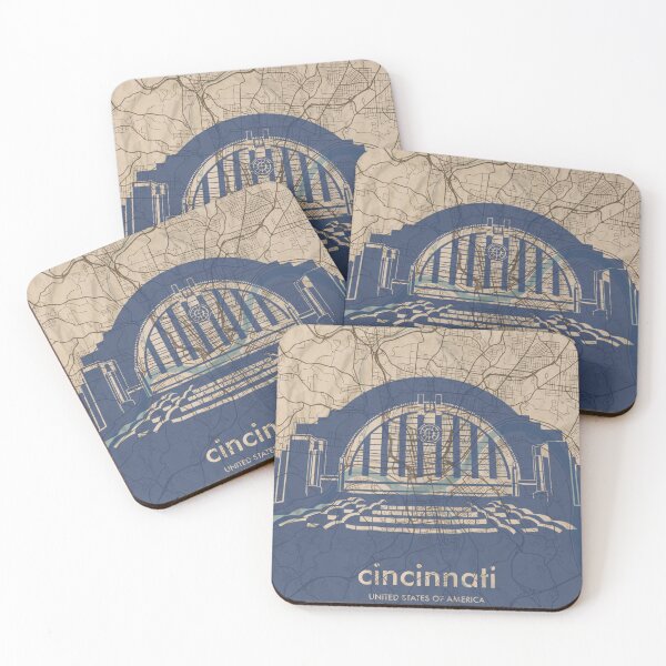 Item preview, Map + Silhouette | Cincinatti designed and sold by CPTVDesign.