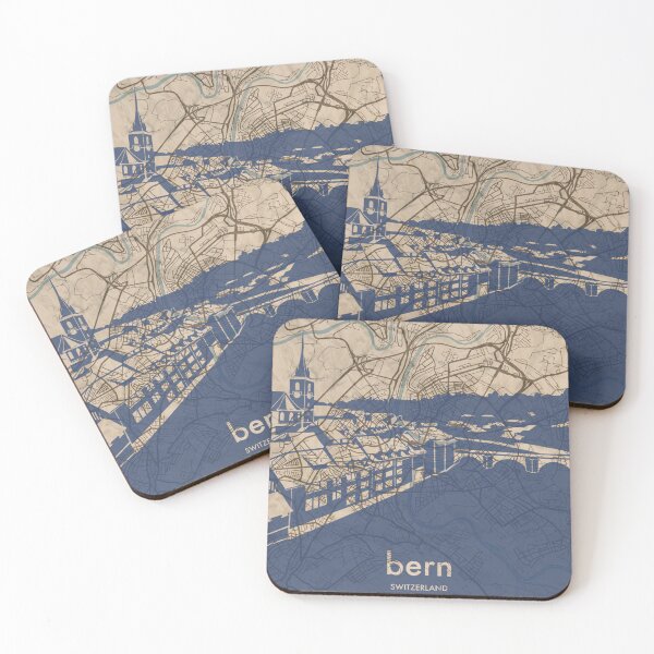 Item preview, Map + Silhouette | Bern designed and sold by CPTVDesign.