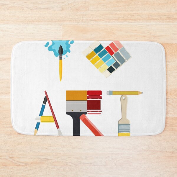 Item preview, Colorful Artist Supply print Palate Brush Fun & Love designed and sold by Lisbob.