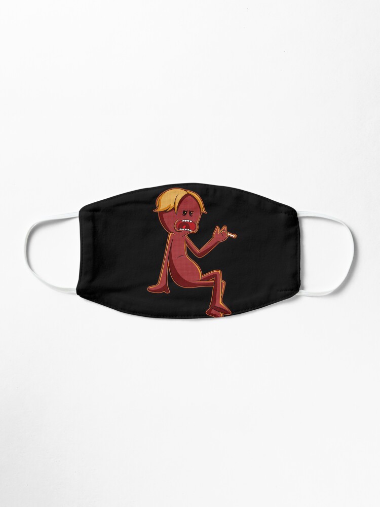 Alternate view of red meeseeks Mask