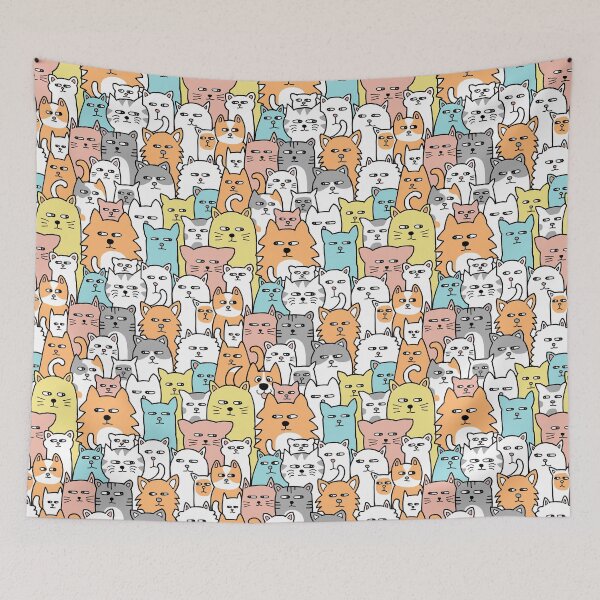 Item preview, Suspicious Meows designed and sold by artlahdesigns.
