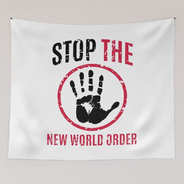Item preview, Stop The New World Order designed and sold by VectorDesigner.