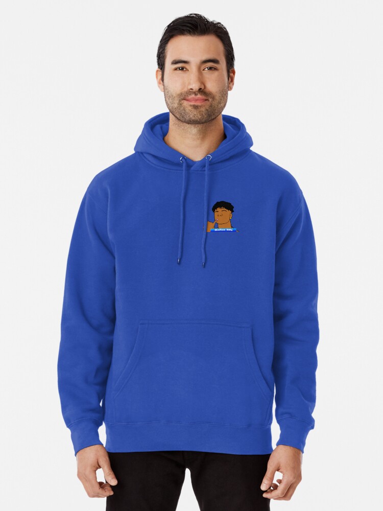 Blueface Baby Design in blue Pullover Hoodie