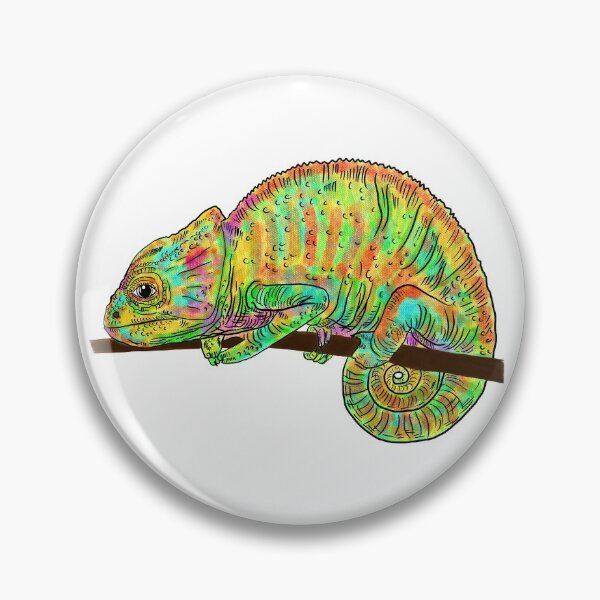 Item preview, Colorful Chameleon designed and sold by Smaragdas.