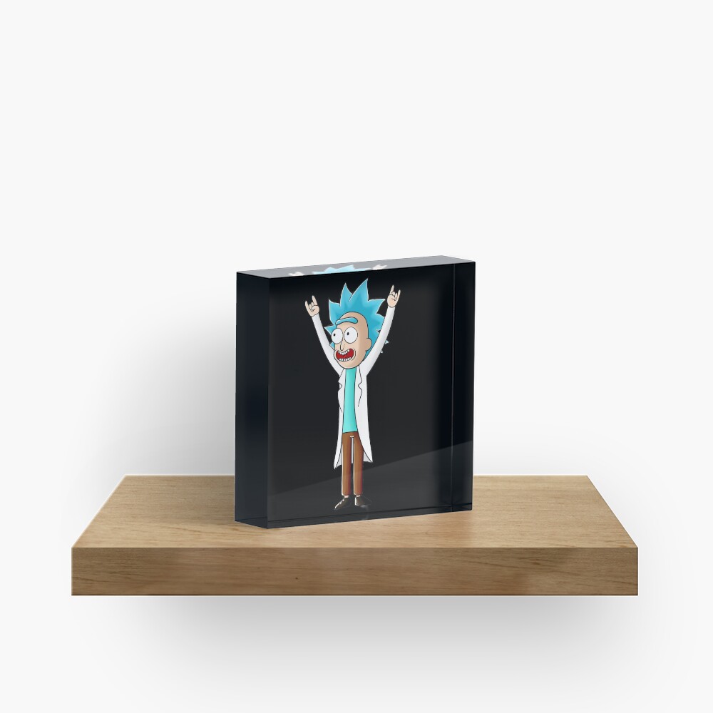 tiny rick Acrylic Block