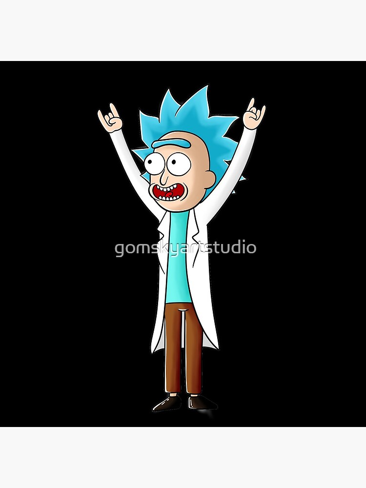 tiny rick by gomskyartstudio