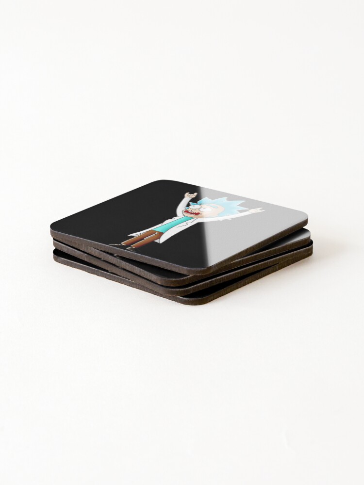 Alternate view of tiny rick Coasters (Set of 4)