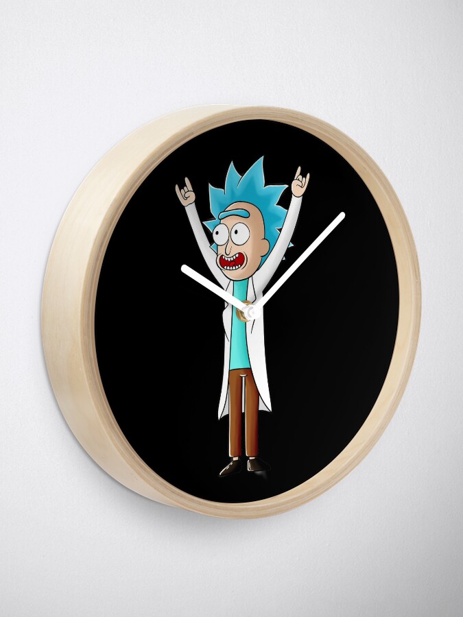 Alternate view of tiny rick Clock