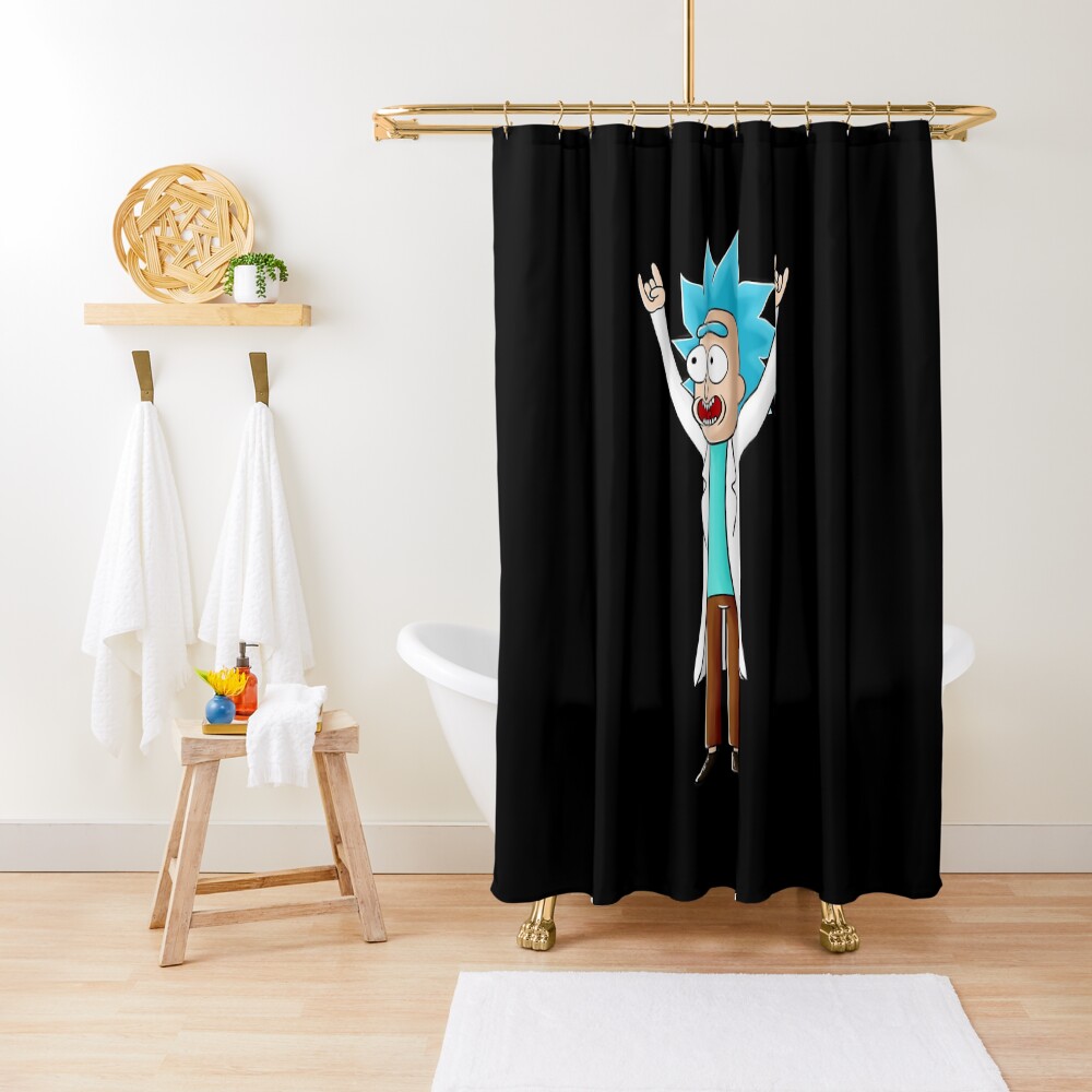 tiny rick Shower Curtain