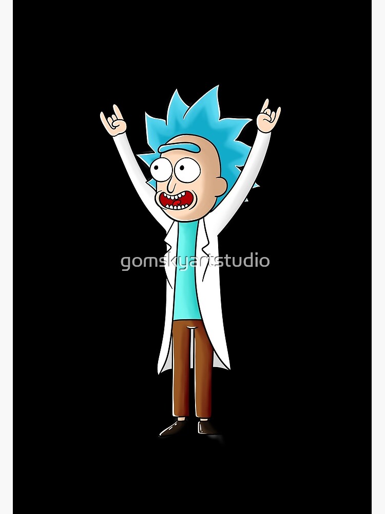 tiny rick by gomskyartstudio