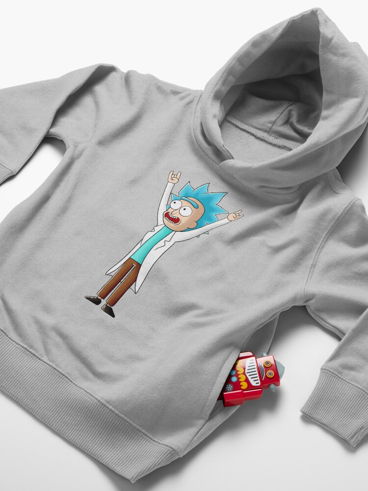 Alternate view of tiny rick Toddler Pullover Hoodie