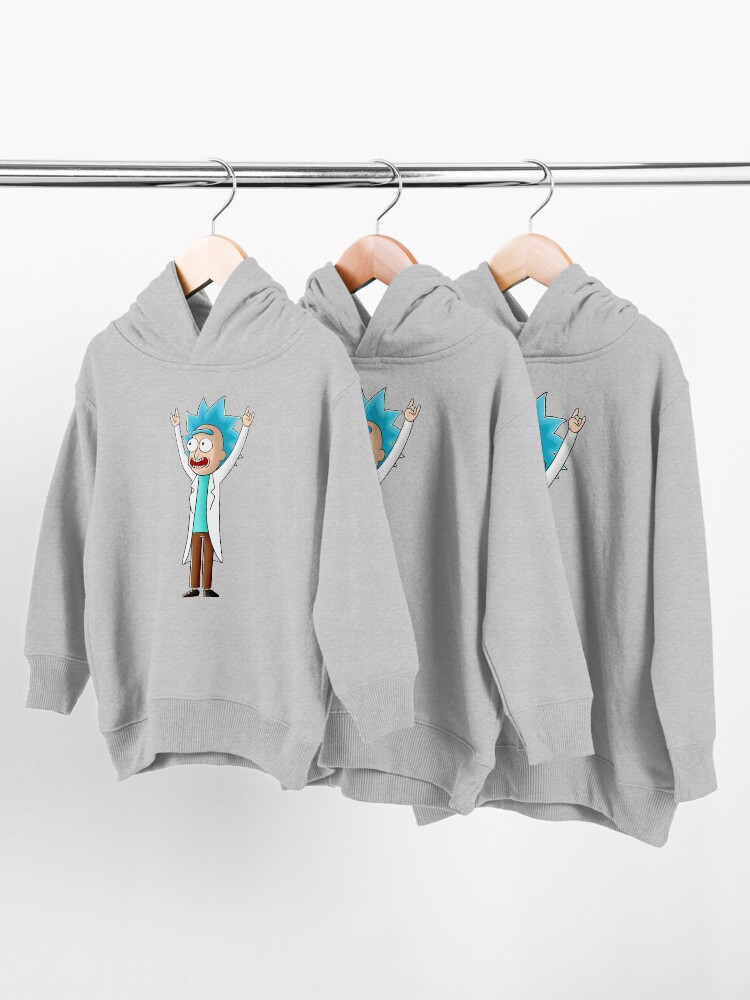 Alternate view of tiny rick Toddler Pullover Hoodie