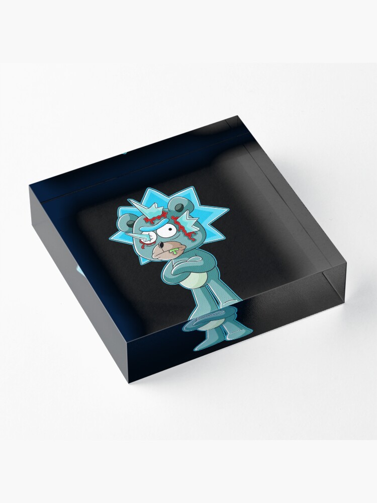 Alternate view of teddy rick Acrylic Block