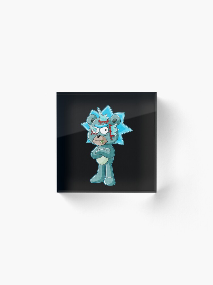 Alternate view of teddy rick Acrylic Block