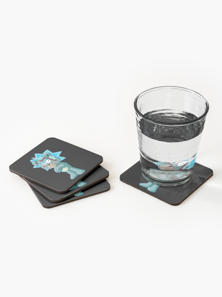 Alternate view of teddy rick Coasters (Set of 4)