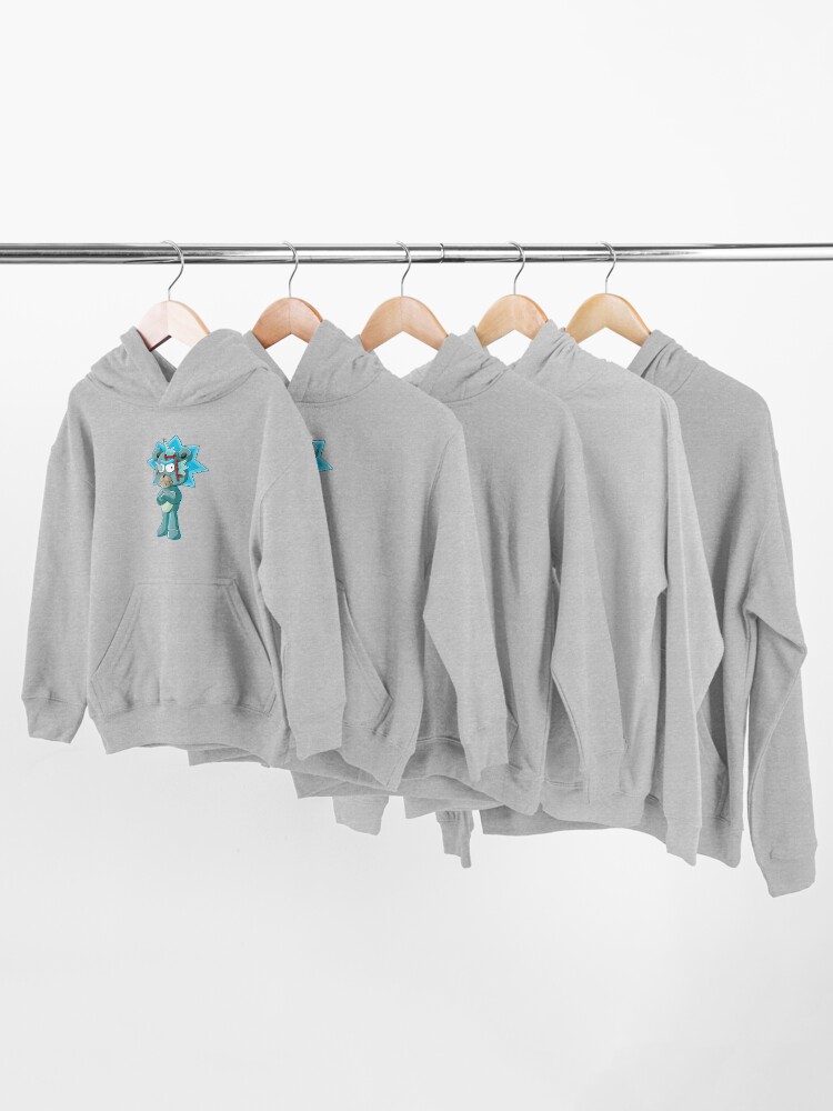 Alternate view of teddy rick Kids Pullover Hoodie