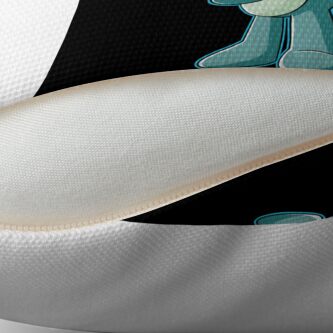 Alternate view of teddy rick Floor Pillow