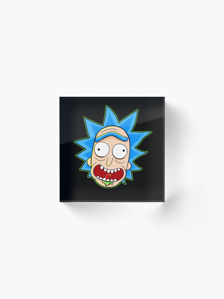 Alternate view of rick and morty rick sanchez Acrylic Block