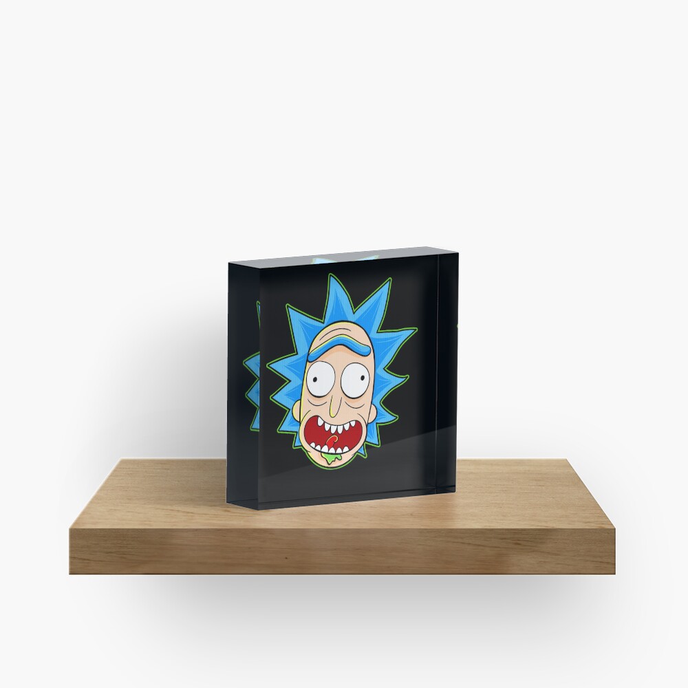 rick and morty rick sanchez Acrylic Block