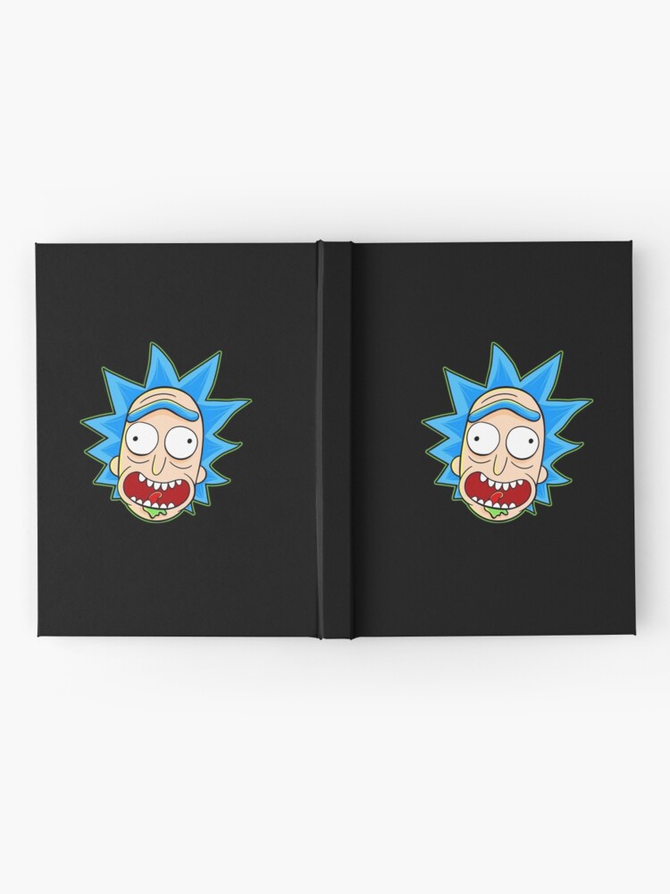 Alternate view of rick and morty rick sanchez Hardcover Journal