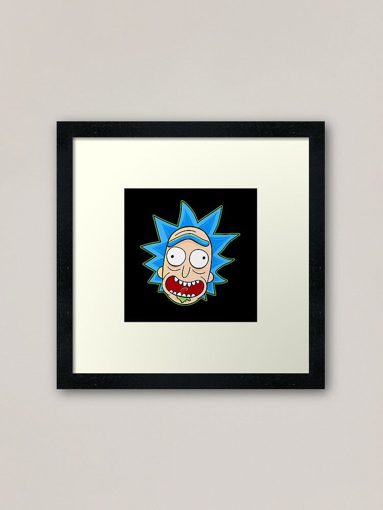 Alternate view of rick and morty rick sanchez Framed Art Print