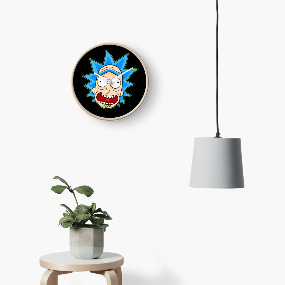 rick and morty rick sanchez Clock