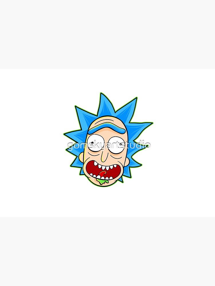 rick and morty rick sanchez by gomskyartstudio
