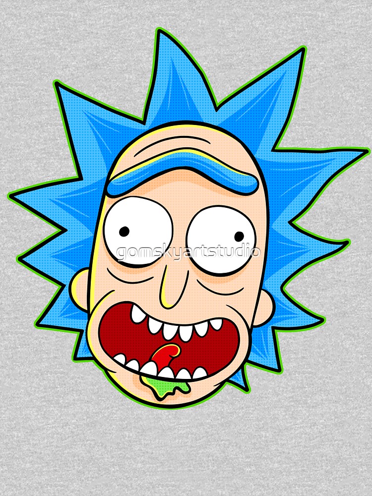 rick and morty rick sanchez by gomskyartstudio
