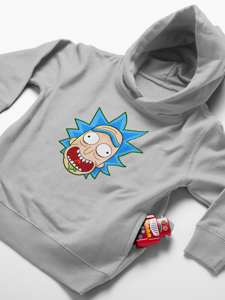 Alternate view of rick and morty rick sanchez Toddler Pullover Hoodie
