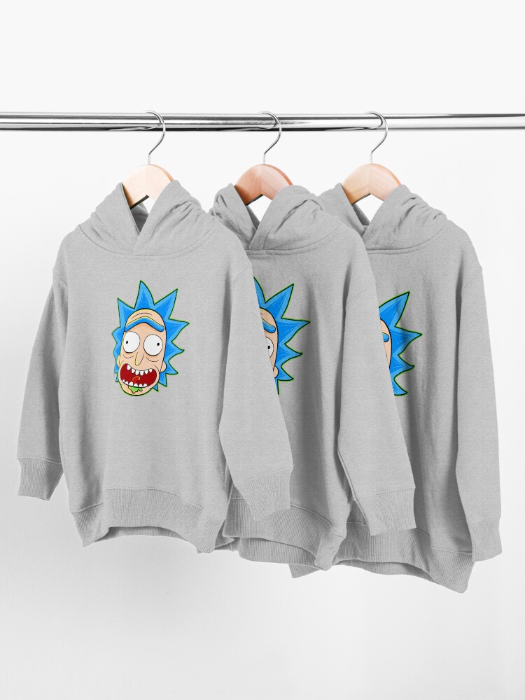 Alternate view of rick and morty rick sanchez Toddler Pullover Hoodie