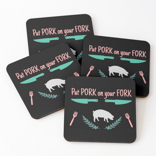 Item preview, Funny Pig product, Put Pork On Your Fork, BBQ designed and sold by Lisbob.