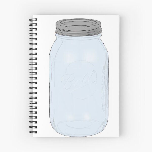 Item preview, Empty Blue Mason Jar designed and sold by okie-dokie-art.