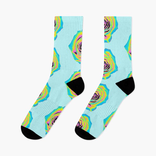 Item preview, Aqua and Yellow Holo Rose designed and sold by dinaaaaaah.