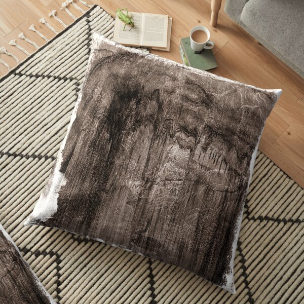 The Atlas of Dreams - Plate 18 Floor Pillow