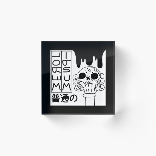 Lorem Ipsum Acrylic Block