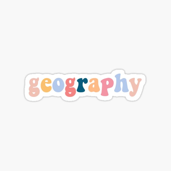 geography stickers redbubble redbubble