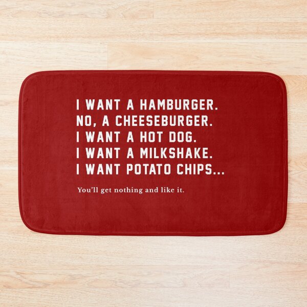 Item preview, I want a hamburger, no a cheeseburger.... designed and sold by Primotees.