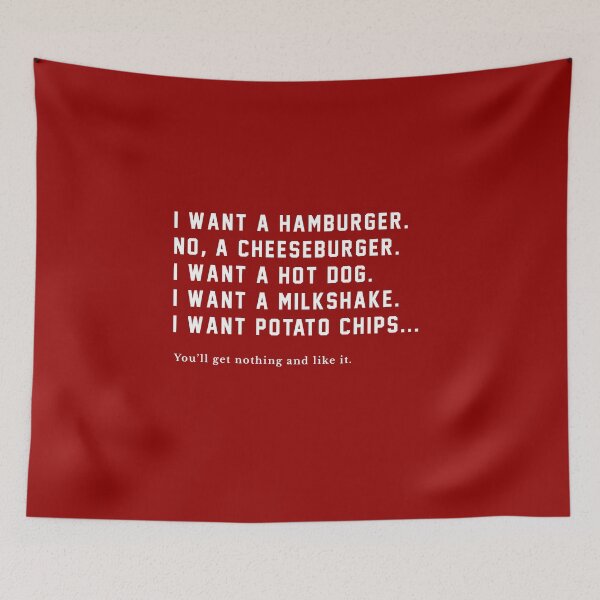 Item preview, I want a hamburger, no a cheeseburger.... designed and sold by Primotees.